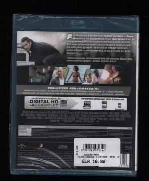 gebrauchter Film – James Wan – FAST & FURIOUS 7  (Blu-ray) Enthält auch die Kinofassung (original Verpackt)