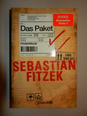 gebrauchtes Buch – Sebastian Fitzek – Das Paket - Psychothriller