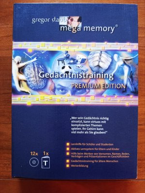 Mega memory Gedächtnistraining - Premium Edition, mit Begleitheft und 12 CDs