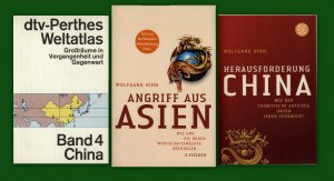 gebrauchtes Buch – Wolfgang Hirn – 3 Bücher über China/Asien: Herausforderung China, Angriff aus Asien, dtv Weltatlas 4 China