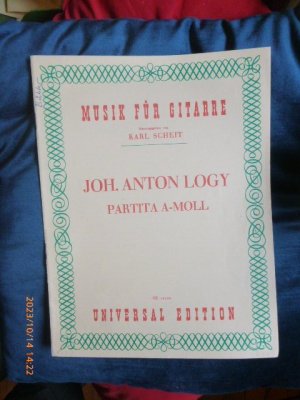 gebrauchtes Buch – LOGY, JOH. ANTON – PARTITA A-MOLL