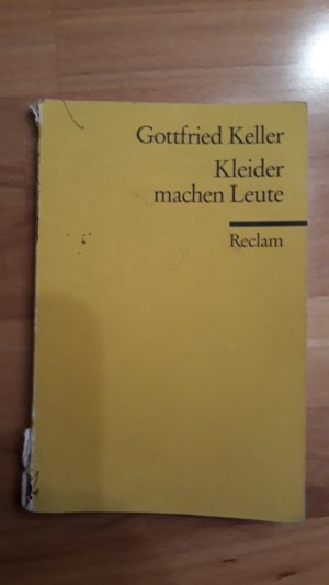 antiquarisches Buch – Gottfried Keller – Kleider machen Leute - Novelle