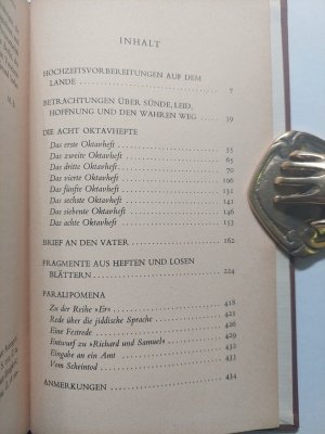 antiquarisches Buch – Kafka, Franz und Max Brod – Hochzeitsvorbereitungen auf dem Lande und andere Prosa aus dem Nachlaß | Franz Kafka | Gesammelte Werke | Herausgegeben von Max Brod |