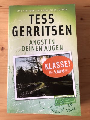 gebrauchtes Buch – Tess Gerritsen – Angst in deinen Augen