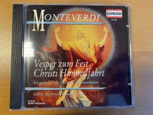 Claudio Monteverdi (1567-1643): Vesper zum Fest Christi Himmelfahrt