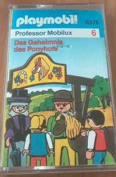 gebrauchtes Hörbuch – MC PAYMOBIL 6 PROFESSOR MOBILUX DAS GEHEIMNIS DES PONYHOFS 1990