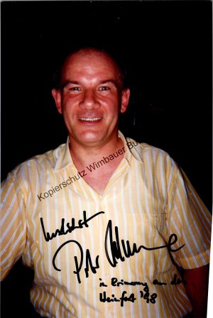 Original Autogramm Peter Hahne /// Autogramm Autograph signiert signed signee