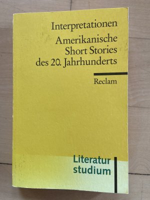 gebrauchtes Buch – Hanke, Michael  – Amerikanische Short stories des 20. Jahrhunderts