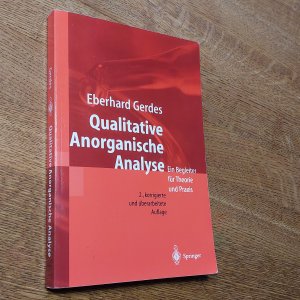 gebrauchtes Buch – Eberhard Gerdes – Qualitative Anorganische Analyse - Ein Begleiter für Theorie und Praxis