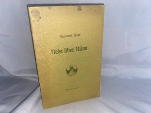 Rede über Klimt. Gehalten am 24. März 1901 im Bösendorfer-Saale, Leseabend der „Concordia“.