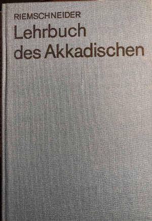 Lehrbch des Akkadischen