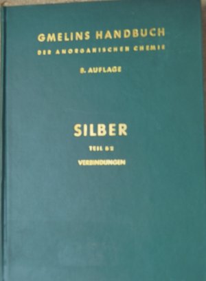 Gmelins Handbuch der anorganischen Chemie System Nr. 61 Teil B2