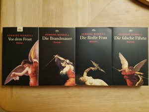 gebrauchtes Buch – Henning Mankell – 4 Bü.: Vor dem Frost / Die fünfte Frau / Die falsche Fährte / Die Brandmauer