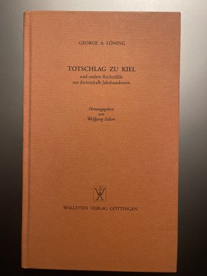 Totschlag zu Kiel