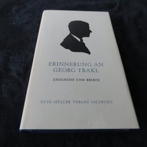 antiquarisches Buch – Erinnerung an Georg Trakl - Zeugnisse und Briefe