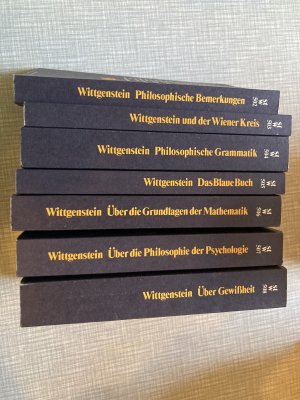 Wittgenstein: Werkausgabe in acht Bänden, Band 2-8