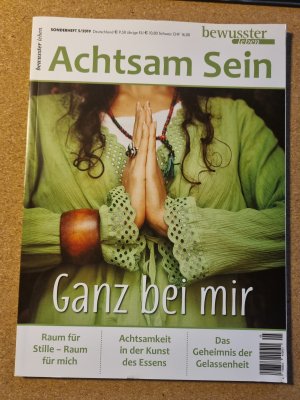 gebrauchtes Buch – Magazin / Zeitschrift "Bewusster leben" - Sonderheft: Achtsam sein