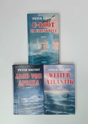 3 X Peter Brendt - U-Boot im Fadenkreuz + Jagd vor Afrika + weiter Atlantik