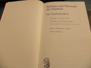 gebrauchtes Buch – Werner Jacobs – Biologie und Ökologie der Insekten - ein Taschenlexikon