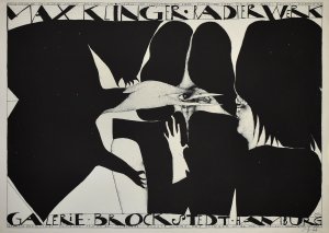 Radierwerk Max Klinger. 1966. [Signiertes Original-Plakat / signed original poster].