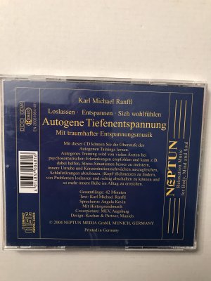 Autogene Tiefenentspannung Audio CD – Hörbuch