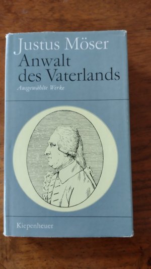 gebrauchtes Buch – Justus Möser – Anwalt des Vaterlands