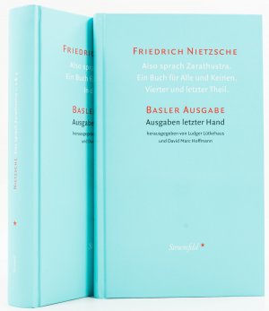 Also sprach Zarathustra. Ein Buch für alle und keinen. - [4 Teile in 2 Bänden]. -