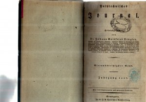 Polytechnisches Journal vierunddreißigster Band - Jahrgang 1829