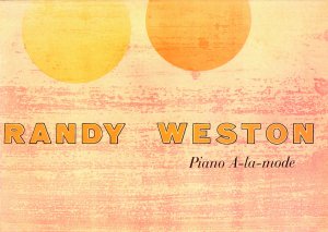 gebrauchter Tonträger – Randy Weston – Piano A-la-Mode