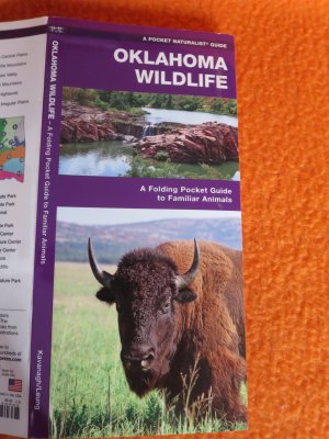 OKLAHOMA WILDLIFE - A Folding Pocket Guide to Familiar Animals