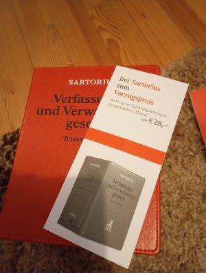 gebrauchtes Buch – Carl Sartorius – Verfassungs- und Verwaltungsgesetze