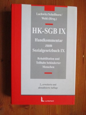 Handkommentar zum Sozialgesetzbuch IX - (HK-SGB IX)