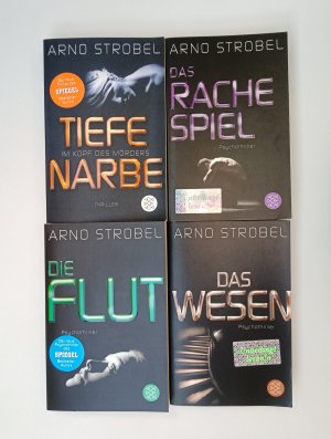 8 X Arno Strobel - Der Trakt + Das Wesen + Das Skript + Der Sarg + Das Rachespiel + Das Dorf + Die Flut + Tiefe Narbe