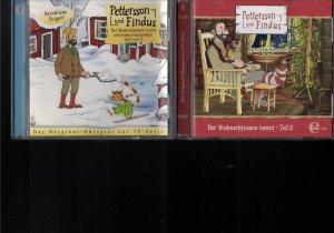 2 CDs Findus und Pettersson - Der Weihnachtsmann und andere Geschichten Teil 1 + Teil 2