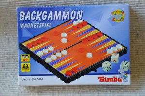 gebrauchtes Spiel – Backgammon Reisespiel Magnetspiel