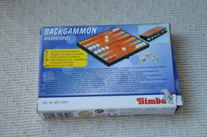 gebrauchtes Spiel – Backgammon Reisespiel Magnetspiel