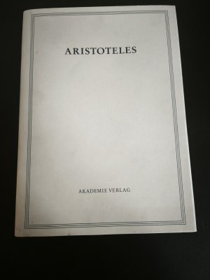 Poetik. Band 5 aus Aristoteles Werke in deutscher Übersetzung