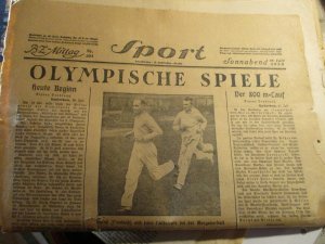 B.Z. am Mittag Olympia 1928 28.7. - 13.8.1928 Sportberichte