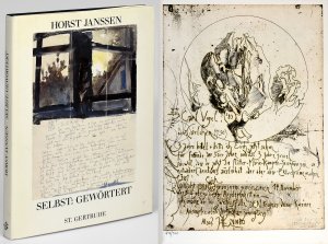 Selbst: Gewörtert., Illustrierte Briefe von Horst Janssen. [Vorzugsausgabe mit 2 Original-Radierungen.]