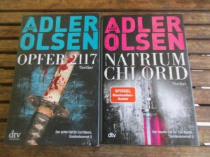 Bücherset (Buchreihe: Carl Mørck - Sonderdezernat Q) - Band 8: Opfer 2117 / Band 9: NATRIUM CHLORID