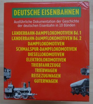 gebrauchtes Buch – Dreher, Hansi; Obermayer – Deutsche Eisenbahnen Konvolut 10 bändige Dokumentation