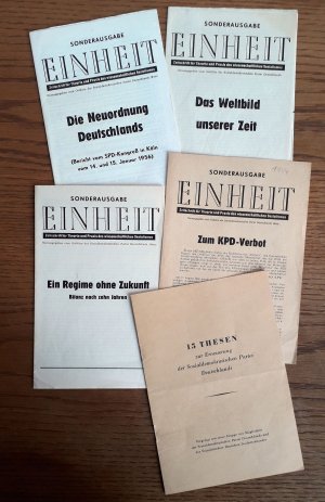 4 x Sonderausgabe Einheit. Zeitschrift für Theorie und Praxis des wissenschaftlichen Sozialismus. + 15 Thesen zur Erneuerung der Sozialdemokratischen […]