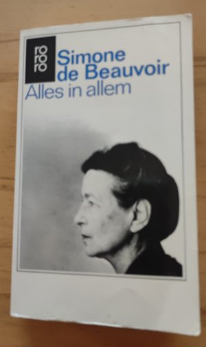 gebrauchtes Buch – Beauvoir, Simone de – Alles in allem