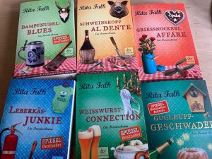 Bücherpaket +++ Dampfnudel-Blues Schweinskopf al dente Griessnockerl Affäre Leberkäs Junkie Weißwurst Connection Guglhupf Geschwader