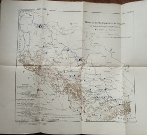 Die Kriege Friedrichs des Großen. Hier: Der Erste Schlesische Krieg 1740-1742. 1. Teil, Kartenband, 9 farbige Landkarten.