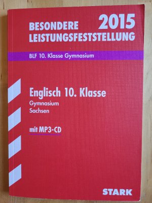 Besondere Leistungsfeststellung Gymnasium Englisch 10. Klasse Sachsen mit MP3-CD