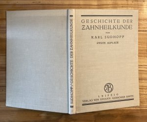 antiquarisches Buch – Karl Sudhoff – Geschichte der Zahnheilkunde