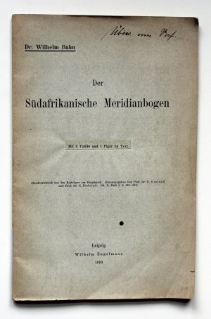 Der südafrikanische Meridianbogen.