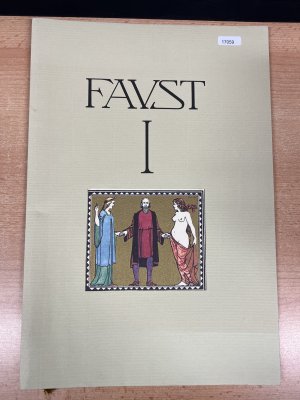 Faust I. Eine Tragödie. Geschrieben von Johann Holtz, Flensburg.