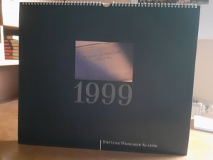 gebrauchtes Buch – Stiftung Weimarer Klassik – Weimar Kalender 1999 Stiftung Weimarer Klassik